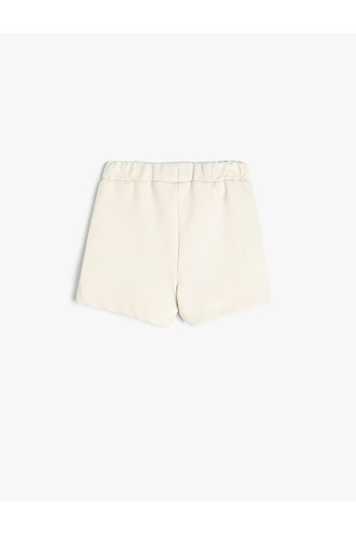 Koton Basic Shorts with Tie Waist and Pocket Detail