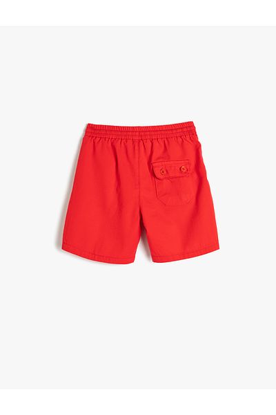 Koton Shorts Tie Waist Pocket Cotton