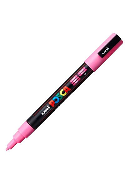 Uni Posca Pc-3M Marker - 0.9-1.3 mm Pink Painting