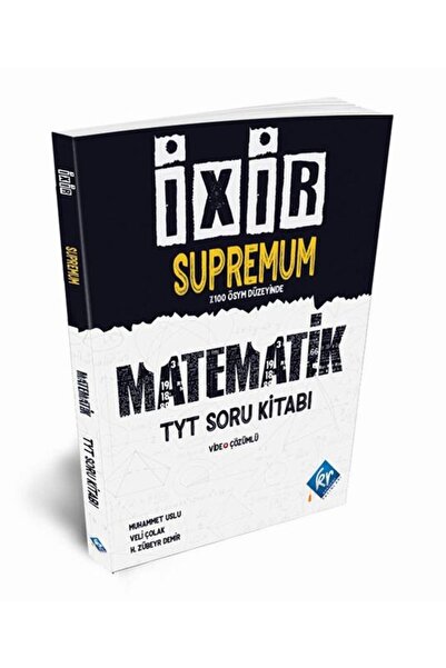KR Akademi Yayınları TYT Ixir Supremum Matematik Soru Bankası