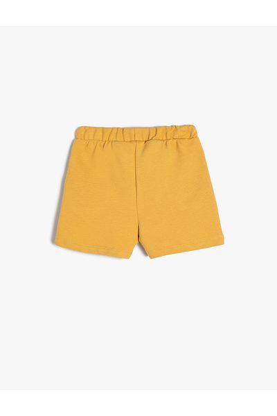 Koton Basic Shorts with Tie Waist and Pocket Detail