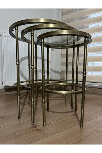 Chaplin Prinç Eskitme Torna Detaylı Eskitme Zigon Sehpa