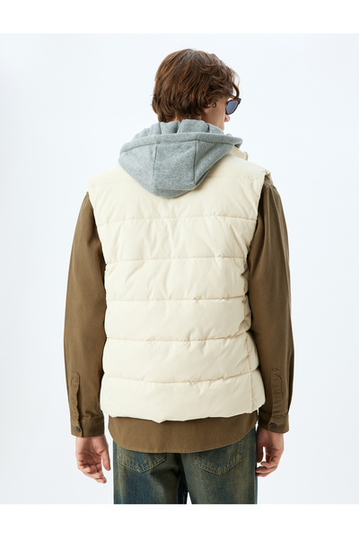 Koton Slim Fit Zippered Puffer Vest
