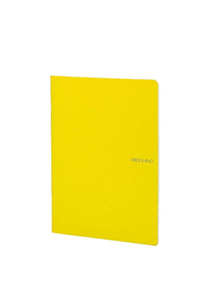 Fabriano Ecoqua Writing and Drawing Notebook 85 g A5 Yellow Cover 38 Sheets