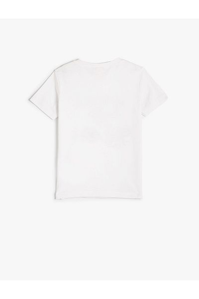 Koton Tricou cu mânecă scurtă cu imprimeu cu animale de bumbac