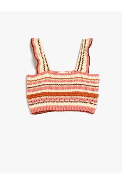 Koton Häkel-Crop-Top mit Trägern