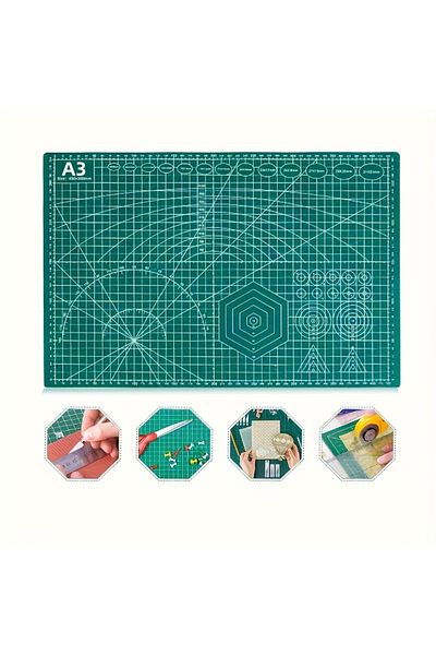 Choice A3 Green 1pc Cutting Pad 18x12”, A3 Art Cutting Board-polyvinyl Chloride Slip-resistant Self-healing