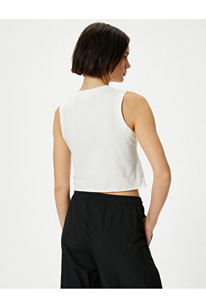 Koton Sleeveless T-Shirt Crew Neck Cotton