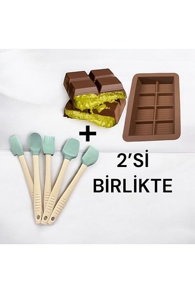 CkmHome Set of 2 Spoon and Dubai Chocolate Size (Real Size)