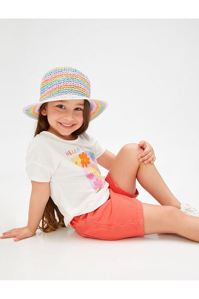 Koton Shorts Pocket Elastic Waist Cotton