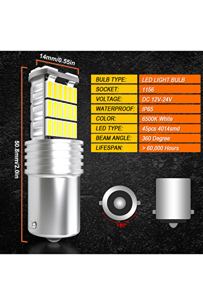 Choice 1156 ba15s P21W 2Pcs Car LED Bulb P21W LED Error Free BA15S 1156 S25 7506 LED 12V for Skoda Audi A6