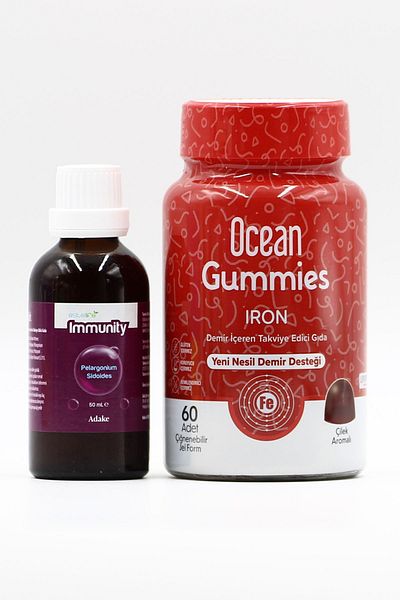Ocean Iron Suit and Immunity Strengthening Chewing Form Gummies - Immunity Drop