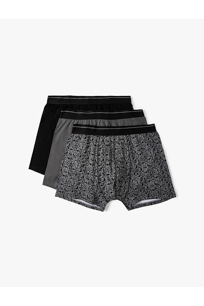 Koton Σετ 3 Boxers Abstract Printed Πολύχρωμο