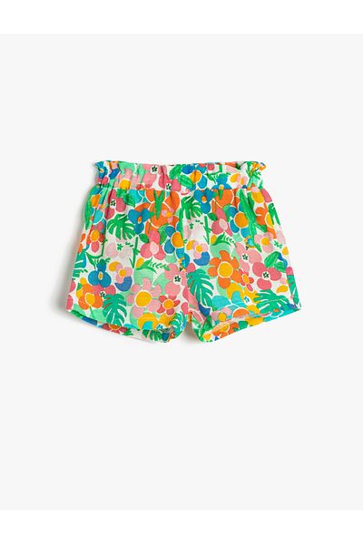 Koton Pantaloni scurți cu talie elastică florală