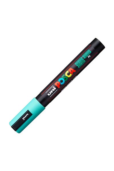 Uni Aqua Green Posca Marker Pc-5M - 1.8-2.5 mm Painting Marker