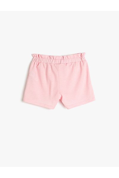 Koton Pantaloni scurți cu talie elastică și detaliu cu fundă