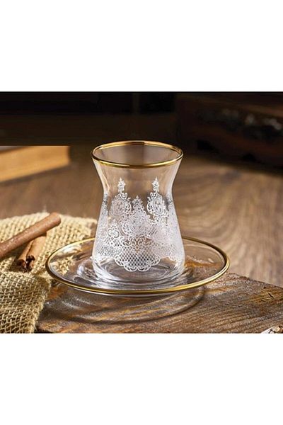 Canba Praga Gold 12 Piece Tea Set
