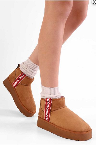 İncimoda Mini Suede Winter Sole Boots & Bootie with Fur Inside