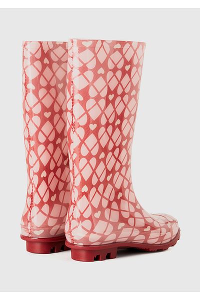 United Colors of Benetton Μπότες βροχής Unisex Pink Mix