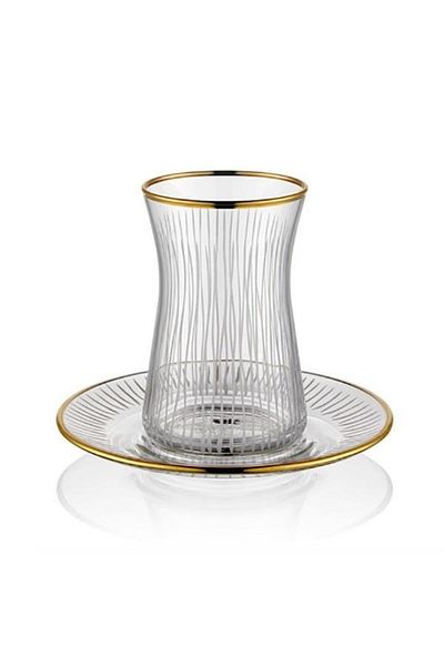 Canba Venus Gold 12 Piece Tea Set