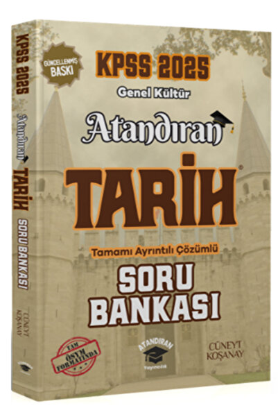 CBA Akademi Atandıran CBA 2026 KPSS Tarih Soru Bankası Çözümlü - Cüneyt Koşanay Atandıran CBA