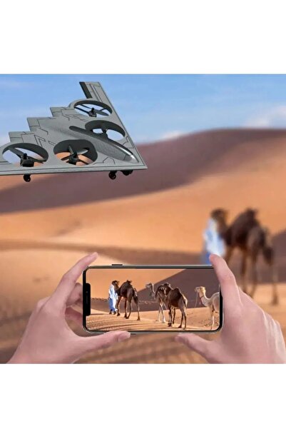 Pshoplay 360° Full Fonksiyon Şarjlı Kameralı Quadcopter İHA – Yardımlı İniş & Gyro Destekli