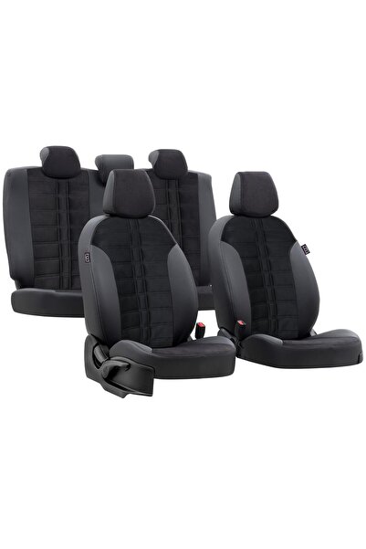 Bod Renault Duster Araca Özel Oto Koltuk Kılıfı Zeus 2024-sonrası Siyah Hybrid