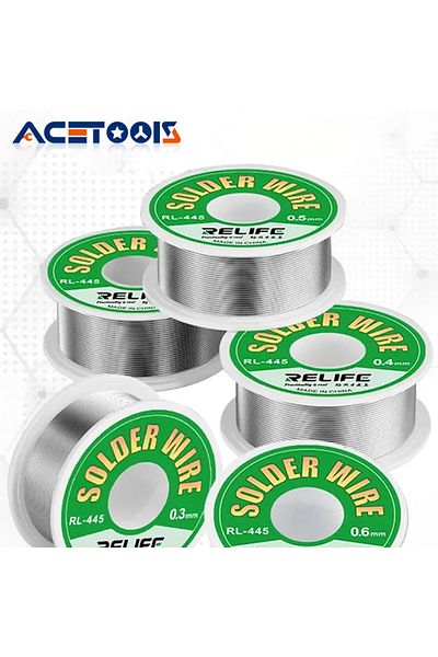 Choice 0.3mm Relife Rl-445 High Purity Solder Wire Rosin Core Tin Wire Various Electronic Soldering Welding