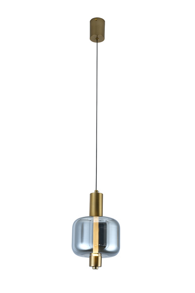 Apliqa Mary 4 Watt Tekli Füme Camlı 4 Watt Modern Salon Led Sarkıt Avize