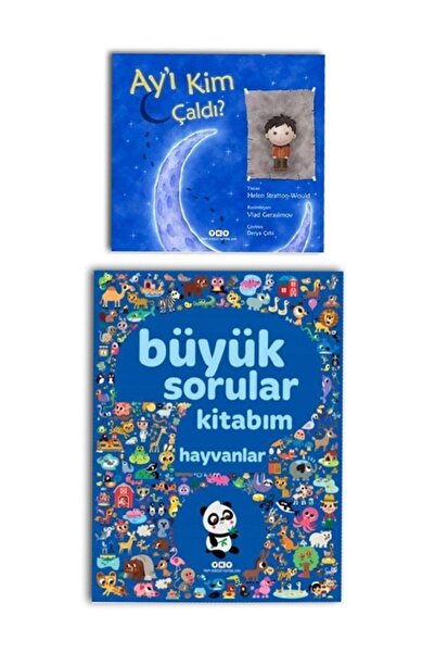 Yapı Kredi Yayınları Büyük Sorular Kitabım Hayvanlar Ay'ı Kim Çaldı? 2'li Set