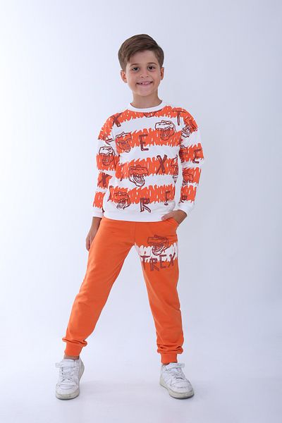 stella kids T-Rex Printed Men's Suit (100% Cotton)