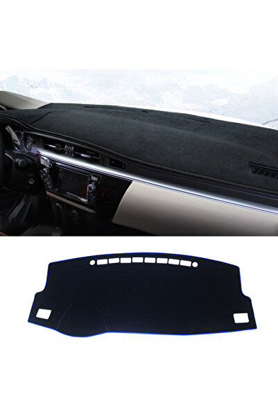 Choice5 غطاء لوحة القيادة للسيارة باللون الأسود، مناسب لسيارات تويوتا كورولا ...