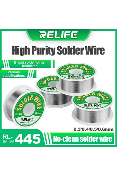 Choice 0.3mm Relife Rl-445 High Purity Solder Wire Rosin Core Tin Wire Various Electronic Soldering Welding