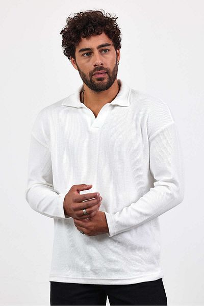 Weyeze Long Sleeve Jacquard T-Shirt Af-K32031Lns
