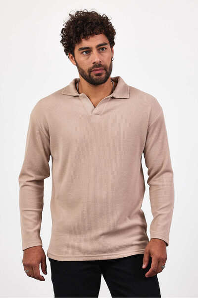 Weyeze Μακρυμάνικο Ζακάρ T-shirt AF-K32031LNS