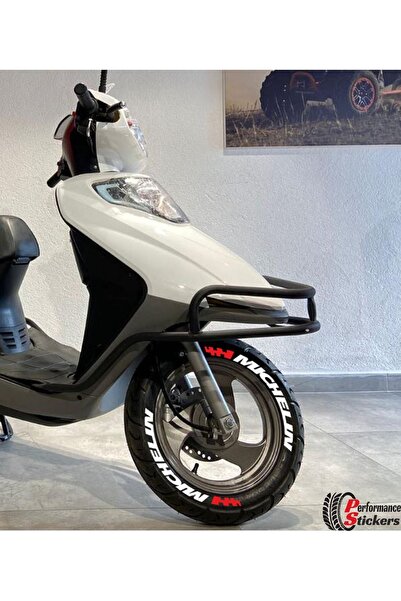 Performance Stickers Michelin Motorsiklet Scooter Lastik Sticker Lastik Yazıs...