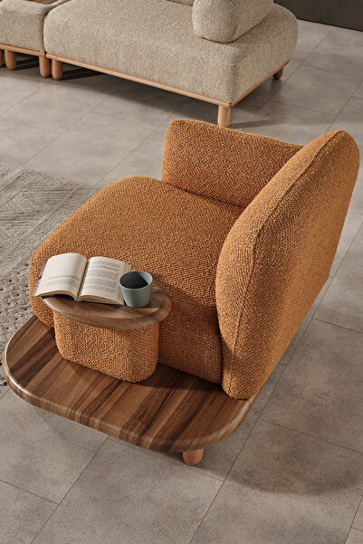 Eymense Ege Modern Sehpalı Berjer Tekli Koltuk