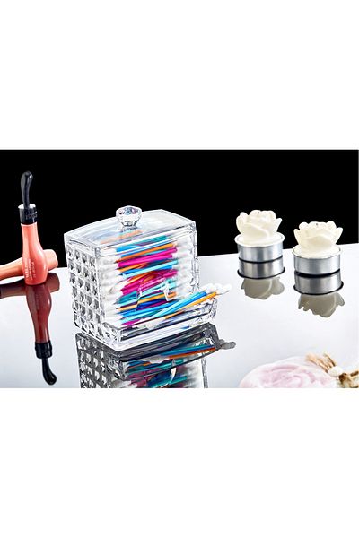 Box Up Diamond Ear Cotton Cotton Organizer