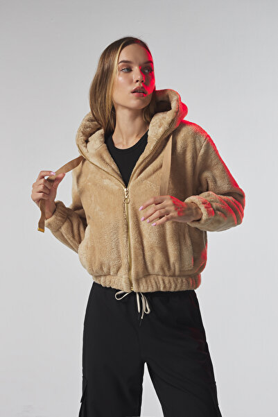 PEPP JEANS KAPÜŞONLU PELUŞ KADIN MONT