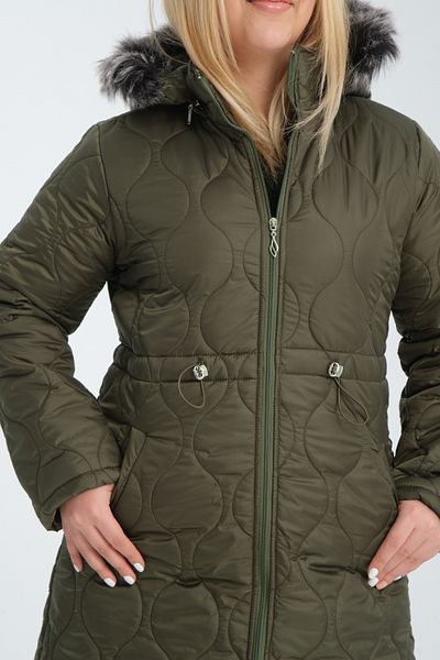 NARİKA Large Size Quilted Coat