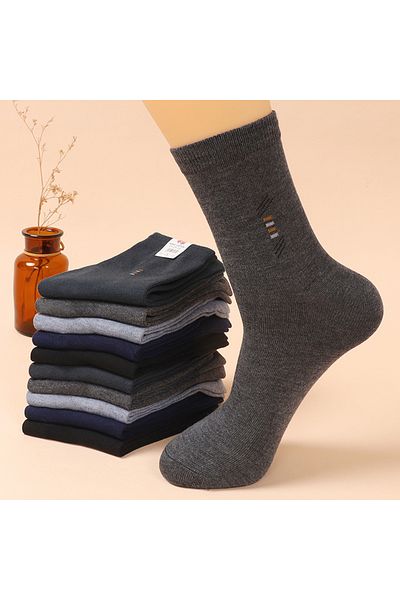 SOYTEMİZ Men's Classic Father Socks 5 Pairs