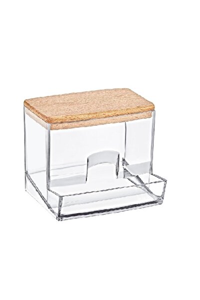 Box Up Cotton Wooden Lid Stick Organizer - Makeup Styled