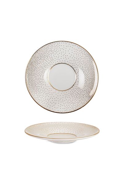 İpek Silk Porcelain La-10 - Tea Plate Decorated