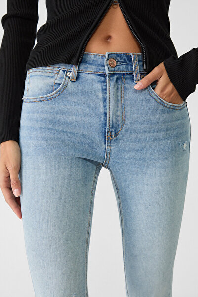 Stradivarius 1420 low-waist skinny jeans