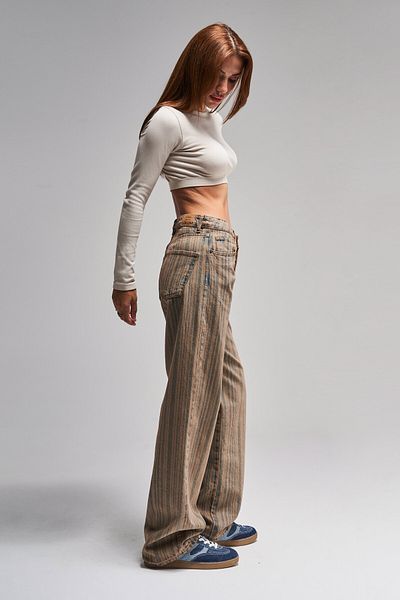 its basic Γυναικείο T.Jeans Χρώμα 1w48 Loose Fit Special Washed 100% Koton Denim