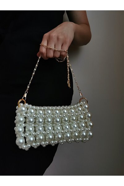 vivozza Pearl Bag Pearl Bag Pearl Bead Bag Evening Dress Bag Bridal Bag Invitation Bag Wedding Bag