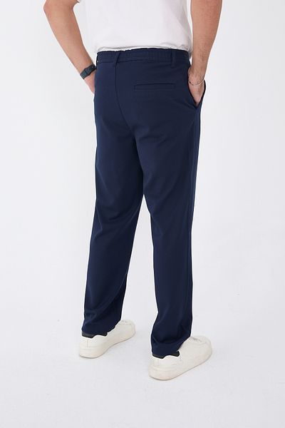 BROCARD Men's Winter Lycra Baggy Fit Comfortable Fabric Trousers