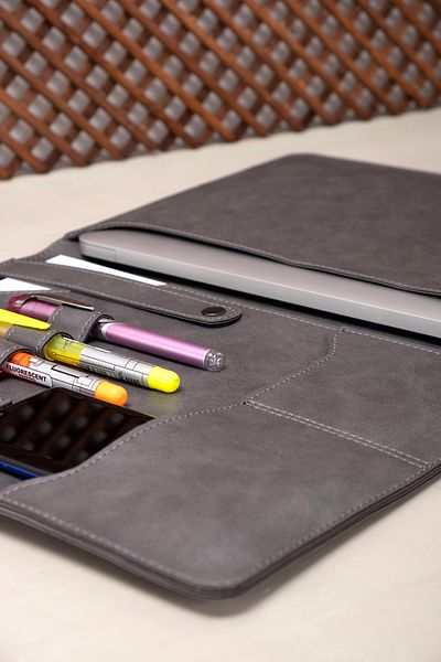 DK LEATHER Pentru Macbook Pro Air Laptop din piele Pu - 13, 13,3, 13,6, 14 inch M1 M2 M3 Husă organizatoare Servietă