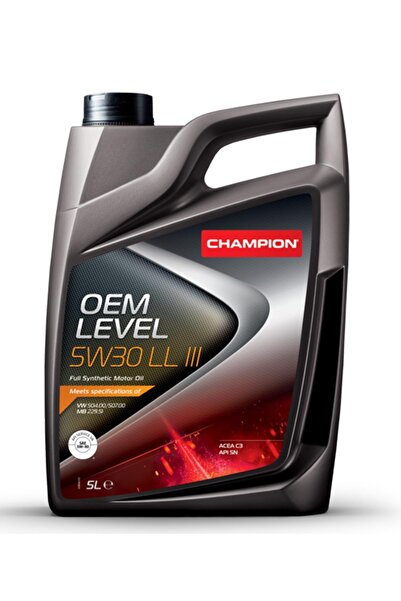 Champion Oem Level 5w30 Ll Iıı Acea C3 Motor Ya?? 5l.