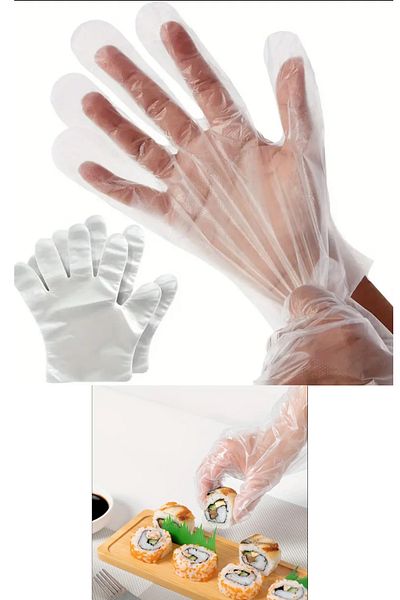 Özkan Ambalaj Temizlik Disposable Spray Bag Gloves 200 Pieces